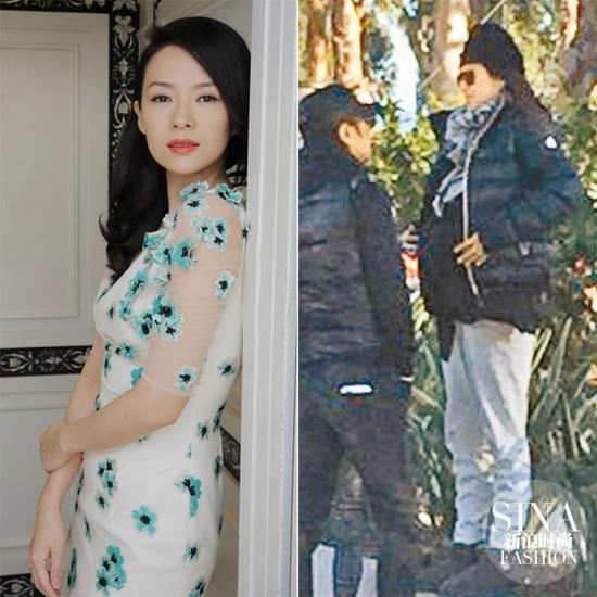 章子怡懷孕后，這帽子戴的也太奇特