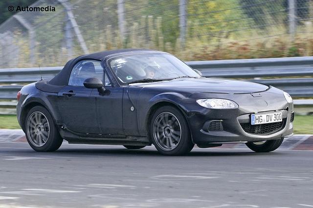 之前曝光的全新一代馬自達(dá)測試諜照