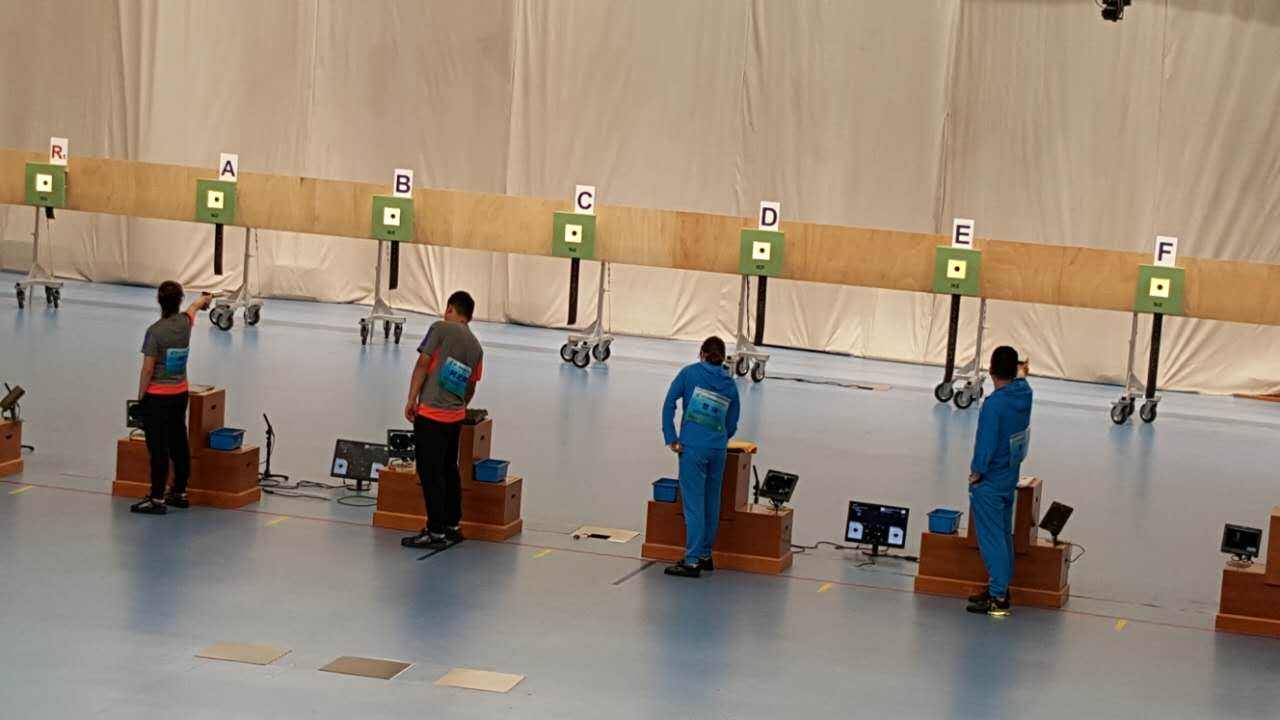 全運(yùn)會(huì)10米氣手槍混合團(tuán)體 何正陽、周瑩為河南再摘一銀