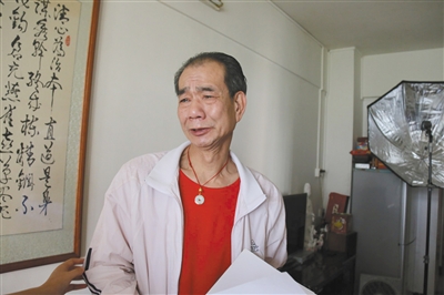 嫖娼事件后，區(qū)少坤向記者訴說委屈，他說：“這是一個圈套”。李根 攝