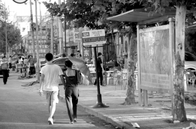 事發(fā)地點(diǎn)已被清理干凈。京華時(shí)報(bào)記者趙思衡攝