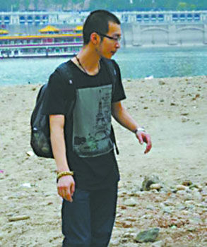 喜歡考古的小楊。受訪者供圖