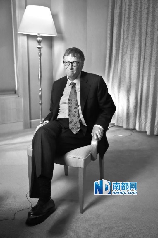 比爾·蓋茨接受美國《滾石》雜志專訪。