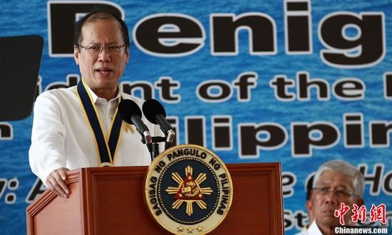 　　資料圖：菲律賓總統(tǒng)阿基諾。中新社發(fā) Malacanang 攝