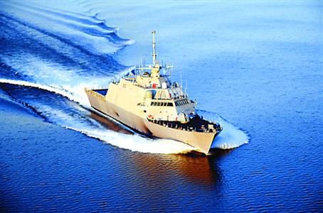 美國瀕海戰(zhàn)斗艦“沃斯堡”號(hào)首次參加軍演