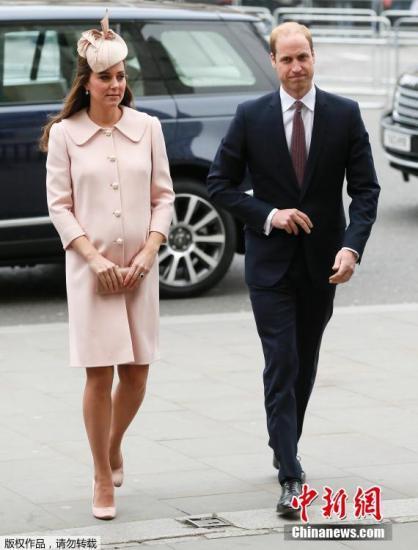 當(dāng)?shù)貢r(shí)間2015年3月9日，英國倫敦，威斯敏斯特大教堂，英國皇室參加英聯(lián)邦紀(jì)念儀式。