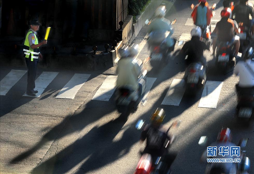 臺(tái)北“機(jī)車”掠影