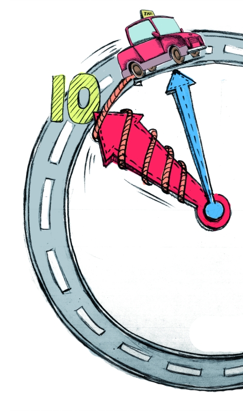 鄭州乘客打的被“穿越” 提前進(jìn)入“夜間價”