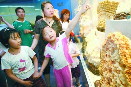 哇，地質(zhì)博物館里好多沒(méi)見(jiàn)過(guò)的??！