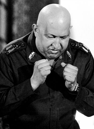 去年選舉期間，查韋斯造勢資料圖。