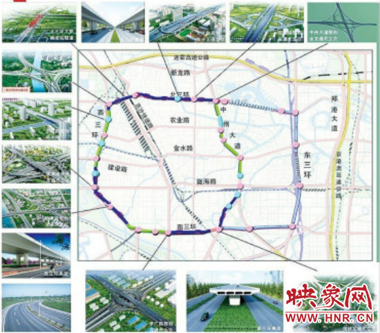 三環(huán)快速化工程方案圖。