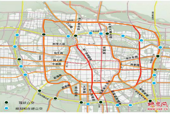 兩環(huán)十七放射景觀廊道建設(shè)。