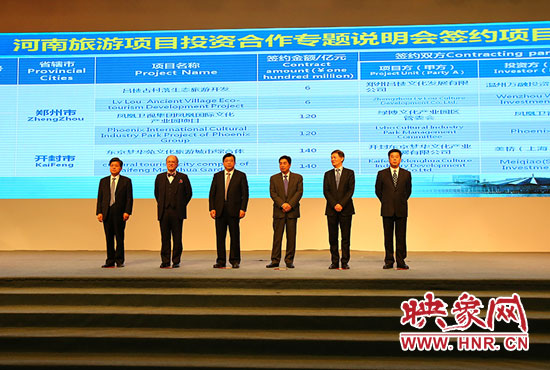 河南旅游項(xiàng)目投資合作專題說明會。