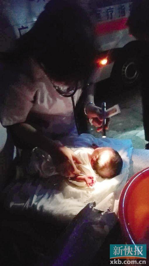 出生僅5天的男嬰被遺棄。 (受訪者供圖)