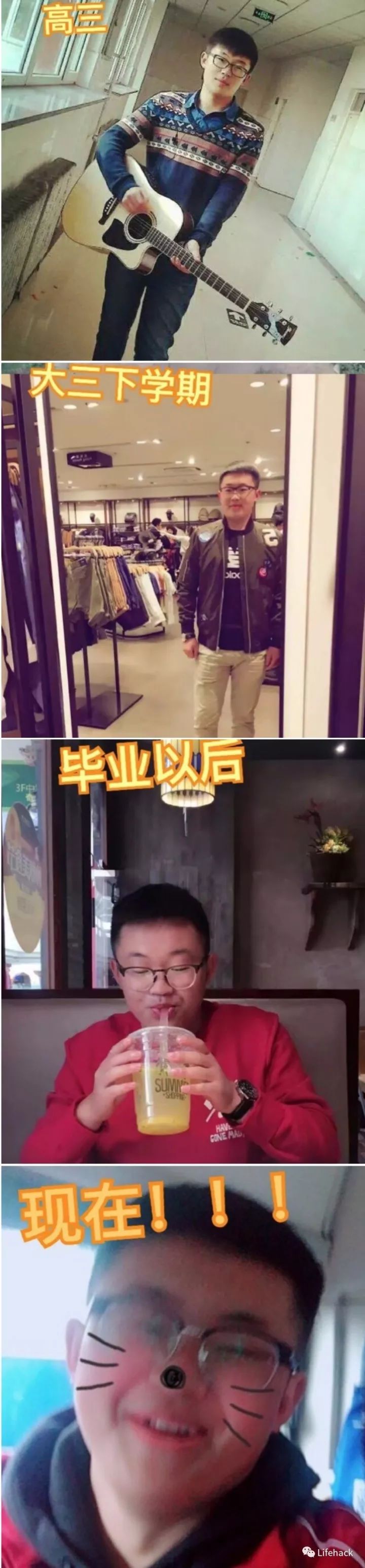 長胖20斤，臉型怎么變？這些例子看完扎心了！