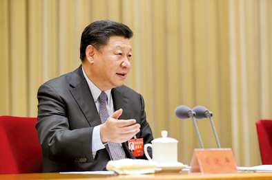 2017年12月28日至29日，中央農(nóng)村工作會(huì)議在北京舉行。習(xí)近平在會(huì)上發(fā)表重要講話。新華社記者 丁林 攝