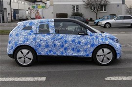 寶馬i3量產(chǎn)版內(nèi)飾諜照 寶馬i3量產(chǎn)版內(nèi)飾諜照