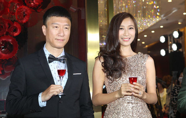 圖為孫紅雷、王駿迪夫婦。