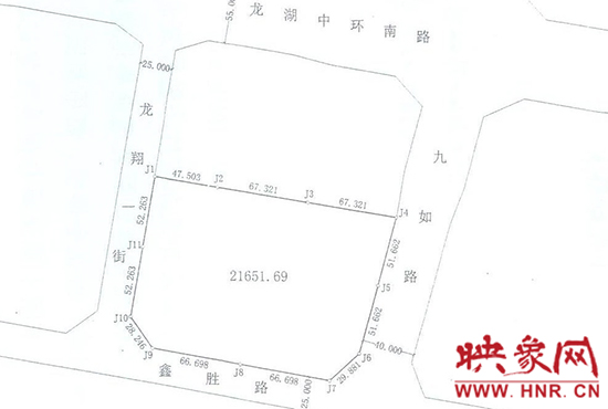 鄭政東出(2014)6號(hào)地塊位置。
