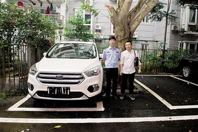 渝北警方送還追回的翼虎SUV。 渝北警方供圖