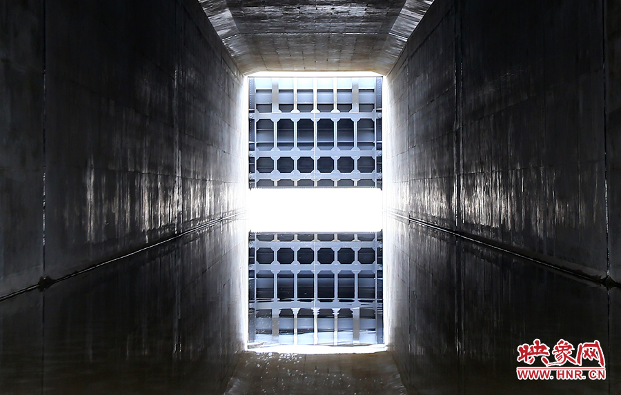 完工的南水北調(diào)水渠，靜靜的等待著首次通水