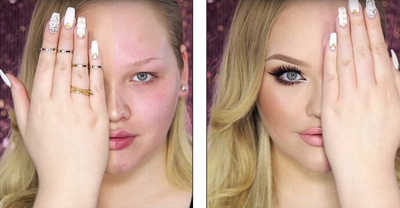 　左邊和右邊真的是一個人嗎？ （網(wǎng)頁截圖）