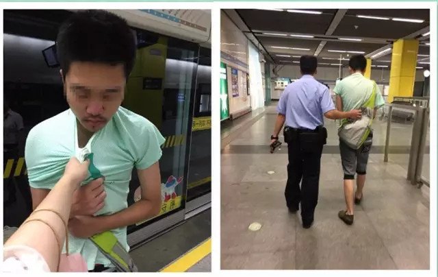 上海一女子地鐵上單手擒色狼 網(wǎng)友點(diǎn)贊