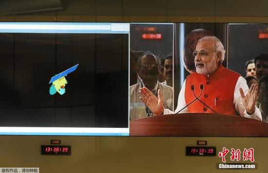 當?shù)貢r間9月24日，經(jīng)過近300天的航行，印度“曼加里安”號火星探測器成為了抵達火星的首個亞洲國家的