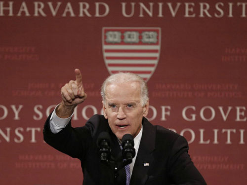 美國(guó)副總統(tǒng)拜登。資料圖