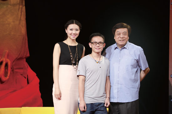 彭俊（中）亮相《中國感動(dòng)》