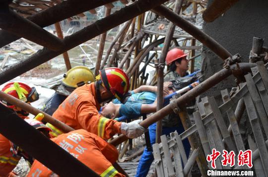 事故現(xiàn)場(chǎng)。丁強(qiáng) 攝